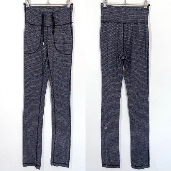Lululemon Skinny Will Pant *Pique Black Sz 4 - Picture 3 of 9
